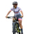 billiga Klädset för kvinnor-Dam Kortärmad Cykeltröja med shorts Triathlondräkt Sommar Elastan Polyester Grön Vit Svart Lappverk Rolig Cykel Träningsdräkter Andningsfunktion Snabb tork Bakficka Svettavvisande sporter Lappverk
