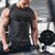 cheap Men&#039;s Active Tees &amp; Tanks-Men&#039;s Running Tank Top Workout Tank Sleeveless Base Layer Athletic Spandex Breathable Moisture Wicking Soft Gym Workout Running Active Training Sportswear Activewear Solid Colored Black White Gray