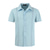 cheap Men-Men&#039;s Shirt Guayabera Shirt Black White Blue Light Blue Gray Short Sleeve Graphic Prints Turndown Hot Stamping Outdoor Street Button-Down Clothing Apparel Fashion Casual Breathable