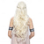cheap Movie Character Wigs-Daenerys Targaryen Wigs Long Curly Blonde Braid Cosplay Wig for Women   Hair Wig Halloween Wigs