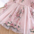cheap Party Dresses-Kids Girls' Dress Floral Long Sleeve School Vacation Print Princess Sweet Polyester Asymmetrical A Line Dress Fall Winter 3-10 Years Pink Beige