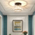 cheap Island Lights-22 cm Ceiling Lights LED Crystal Hallway Light Porch Light Metal Painted Finishes Modern 220-240V