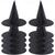 cheap Halloween Mask &amp; Props-Halloween Witch Hat Black Pointed Wizard Hat for Adults, Oxford Fabric Halloween Costume Accessory, Horror Party Decor for Cosplay, 1 Pack