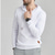 billige genser for menn-Herre Genser Pullover genser Genser hettegenser Riflet Kabel Strikke Avklipt Strikket Helfarge Med hette Stilfull Grunnleggende utendørs Daglig Klær Høst Vinter Svart Hvit S M L