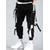 cheap Cargo Pants-Men's Cargo Pants Cargo Trousers Joggers Trousers Techwear Drawstring Elastic Waist Multi Pocket Color Block Letter Embroidery Casual Daily Streetwear Hip Hop Black