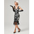 cheap Dresses-Roaring 20s 1920s Cocktail Dress Flapper Dress Dress Masquerade Normal The Great Gatsby Charleston Wedding Guest Sequins Tassel Fringe Women&#039;s Halloween Carnival Masquerade Carnival Wedding Wedding
