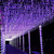 abordables Projecteurs haute tension à brancher-Lumières de rideau en glaçon extérieur 6x1M-300LED branchement 9 couleurs télécommande lumière murale suspendue pour fenêtre blanc chaud RGB pour chambre fête  31V EU/US/AU/UK