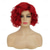 cheap Costume Wigs-Short Curly Red Wigs for Women Synthetic Natural Wavy Red Costume Cosplay Party Wig with Wig Cap Carnival Wigs