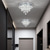 voordelige Plafondlichten en fans-30cm eiland design plafondlampen roestvrij staal gegalvaniseerd modern 220-240v