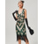 cheap Dresses-Roaring 20s 1920s Cocktail Dress Flapper Dress Dress Masquerade Normal The Great Gatsby Charleston Wedding Guest Sequins Tassel Fringe Women&#039;s Halloween Carnival Masquerade Carnival Wedding Wedding