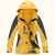 levne Softshelové, fleecové a turistické bundy-dámská turistická bunda 3 v 1 lyžařská bunda mikina s kapucí zimní outdoorová teplá teplá nepromokavá větruodolná lehká svrchní oděv větrovka trenčkot top lov na rybaření horolezectví žlutá červená fuchsie
