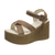 billiga Espadriller Sandaler-espadrillesandaler för damer – olivgrön mocka sommarskor med remmar för plattformar med spänne, avslappnad strand- och semesterstil