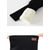 preiswerte Fleece gefütterte Leggings-Damen Leggings mit Fleecefutter Kuscheliges Fleecefutter Gemütliche Leggings Winterleggings Einfarbig Thermowarm Weich Hohe Elastizität Sportlich Athleisure Schwarz Schwarz+Grau Herbst Winter