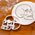 ieftine Halloween Kithen-biscuit craniu din plastic abraziv alb instrument de copt diy desene animate craniu biscuitmold