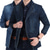 abordables vêtements d&#039;extérieur en jean-Homme veste de costume en jean Veste blazer en denim vieilli à col cranté classique à 3 boutons pour homme (large, bleu clair_02)