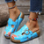 cheap Women&#039;s Clogs &amp; Mules-Women&#039;s Floral Embroidered Slip-On Clogs with Buckle Detail and Wedge Heel - Comfortable Vintage Casual Shoes