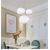 abordables Design de Globe-éclairage suspendu 1 lampe à suspension globe lumineuse, plafonnier suspendu de cuisine réglable moderne