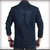abordables ropa de mezclilla-Chaqueta de mezclilla desgastada con cuello muesca clásica de 3 botones para hombre (grande, azul claro_02)