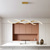 cheap Pendant Lights-LED Pendant Light Linear 90 cm 3000K Gold/Silver Adjustable Island Lights Dimmable Aluminum Stylish Minimalist Painted Finishes Nordic Style Dining Room Kitchen Lights 110-220V