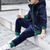 cheap Sets-2 Pieces  Kids Boys Hoodie Pants Fleece Clothing Set Long Sleeve Letter Outfit Keep Warm Vacation Fashion Cool Daily 3-12 Years Green Gray Red