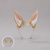 abordables Accesorios para el peinado del cabello-Diadema con orejas de conejo para cosplay de Lolita, lindas pinzas para el cabello con orejas de conejo, accesorio para el cabello para fiesta de Pascua, para mujeres y niñas, carnaval