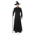 cheap Couple &amp; Group Costumes-Couples Cosplay Witch Warlock Couples&#039; Costumes Men&#039;s Women&#039;s Movie Cosplay Cosplay Costume Party Black Dress Hat Carnival Masquerade Valentine&#039;s  Day for Walpurgis Night