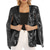 cheap Wedding Guest Wraps-Women&#039;s Wrap Bolero Coats / Jackets Sparkle &amp; Shine Long Sleeve Sequined Wedding Wraps With Glitter For Wedding All Seasons