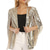 cheap Wedding Guest Wraps-Women&#039;s Wrap Bolero Coats / Jackets Sparkle &amp; Shine Long Sleeve Sequined Wedding Wraps With Glitter For Wedding All Seasons