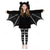 cheap Kids&#039; Costumes-Cosplay Suits Inspired by Bat / Vampire Anime / Video Games Cosplay Accessories Top / Pants Polyester All 855