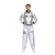 cheap Couples&#039; &amp; Group Costumes-Couples Cosplay Astronaut Outfits Couples&#039; Costumes Unisex Movie Cosplay Cosplay Costume Party Silver Costume Halloween Carnival Masquerade Spandex