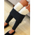 ieftine Leggings-Pentru femei Pantaloni din lână Colanti Jambiere Căptușeală de Lână Gri Deschis Bleumarin Gri Talie Înaltă Colanți Casual / Sport Îmbrăcăminte Atletică Sfârșit de săptămână Yoga Micro-elastic Lungime