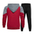 tanie Stroje dresowe męskie-Męskie Dres Zestaw bluzy 2-częściowa Bieganie Szkolenie Ćwiczenie Odzież sportowa Odzież sportowa Czarny Zielony Czerwony