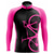 cheap Cycling Jerseys-21Grams Men&#039;s Cycling Jersey Long Sleeve Bike Top with 3 Rear Pockets Mountain Bike MTB Road Bike Cycling Breathable Moisture Wicking Quick Dry Reflective Strips Black Pink Red Graphic Polyester