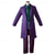 preiswerte Herrenkostüme-Joker Clown Bluse / Hemd Hose Outfits Herren Film Cosplay Cosplay Kostüm Party Lila Mantel Weste Bluse Maskerade Polyester / Krawatte / Krawatte mit Perücke