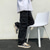 cheap Cargo Pants-Men's Cargo Pants Cargo Trousers Elastic Waist Multi Pocket Solid Color Daily Weekend Streetwear Stylish Black White