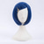 cheap Synthetic Trendy Wigs-Morticia Short Straight Blue Women Bob Full Bang Kids Wig with Gold Dragonfly Hairpin