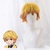 cheap Anime Wigs-Agatsuma Zenitsu Wig Demon Slayer Cosplay  Wig Yellow Gradient Orange Curly Short Hair for Men Halloween Wigs