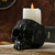 ieftine Decorațiuni de Halloween pentru suspendare și masă-Suport pentru lumânări din rășină cu craniu de halloween - sfeșnic schelet decor pentru Halloween (nu include cande)