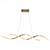 cheap Pendant Lights-LED Pendant Light Linear 90 cm 3000K Gold/Silver Adjustable Island Lights Dimmable Aluminum Stylish Minimalist Painted Finishes Nordic Style Dining Room Kitchen Lights 110-220V