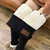 preiswerte Fleece gefütterte Leggings-Damen Leggings mit Fleecefutter Kuscheliges Fleecefutter Gemütliche Leggings Winterleggings Einfarbig Thermowarm Weich Hohe Elastizität Sportlich Athleisure Schwarz Schwarz+Grau Herbst Winter