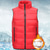 cheap Men&#039;s Active Outerwear-Men&#039;s Padded Hiking Vest Quilted Puffer Jacket Sleeveless Outerwear Trench Coat Top Outdoor Thermal Warm Windproof Breathable Quick Dry Winter Cotton Nylon Kong Lan Black Orange Work Hunting Ski