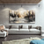 cheap Abstract Paintings-Handmade Oil Painting Canvas Wall Art Decor Abstract Knife Painting Landscape Black For Home Decor Rolled Frameless Unstretched Painting
