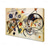 abordables Peintures Célèbres-Peinture à l&#039;huile faite à la main toile art mural décoration kandinsky style abstrait pour la décoration intérieure roulé sans cadre peinture non étirée