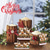 abordables Adornos para el árbol de Navidad-decoraciones para árboles de navidad familia de renos linda pareja ciervos brillantina sombrero de navidad tradicional rudolph surtido colgante de navidad lindo ciervo festivo regalo de invierno