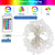 cheap LED String Lights-10M RGB Globe String Lights,USB Powered 16 Color Change with 24-Key Remote Control, Acrylic Bubble Spheres for Christmas Creative Holiday &amp; Party Decor