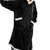 preiswerte Männer-Herren Schlafanzug Nachtwäsche Tragbare Decke Hoodie-Decke Einfarbig Modisch Einfach Plüsch Heim Polyester Warm Atmungsaktiv Kapuzenpullover Lange Robe Tasche Stickerei Kapuzenpullover Winter Schwarz