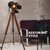 cheap Table&amp;Floor Lamp-Cinema Projector Floor Lamp, Farmhouse Tripod Lamp for Bedrooms Vintage Steampunk Adjustable 59&quot; Black Metal Camera Wooden High Lights for Study Corner, Office,Brown