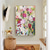 cheap Floral/Botanical Paintings-Handmade Oil Painting Canvas Wall Art Decoration Modern Big Flowers for Home Decor Rolled Frameless Unstretched Painting