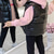 cheap Girl&#039;s Downs &amp; Puffer Jacket-Kids Girls&#039; Down Jacket Vest Coat Puffer Jacket Long Sleeve Black Silver Champagne Kids Puffer Jacket Solid Color Fall Winter Fashion School 7-13 Years