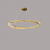 billiga Ljuskronor-led taklampor cirkel rund design 60/80 cm flush mount 1-ljus ring dimbar aluminiummålad finish lyxig modern stil matsals taklampor sovrum